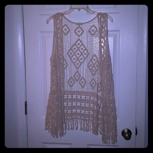 Crochet Knit Vest